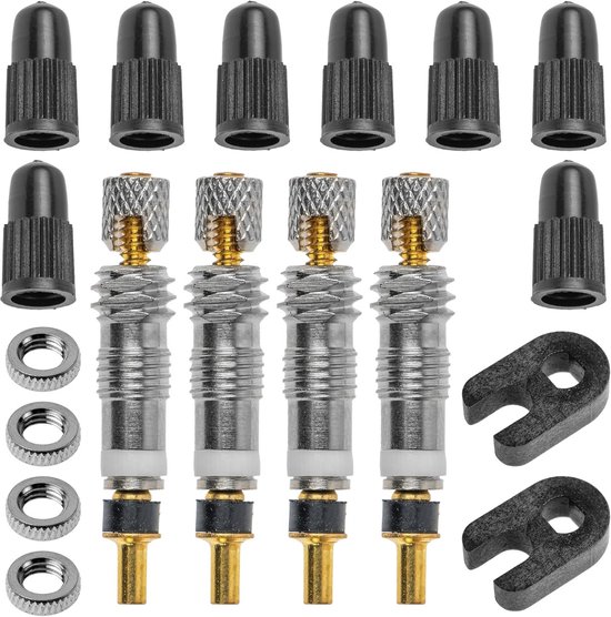 Fietsventiel Vervangingsset 18 Delen voor Sclaverand (Presta) Ventiel van Merkloos