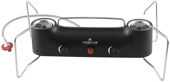 Fire Finch Dubbel Stove - Dubbele Gasbrander - Piëzo-ontsteking - Inclusief Draagtas