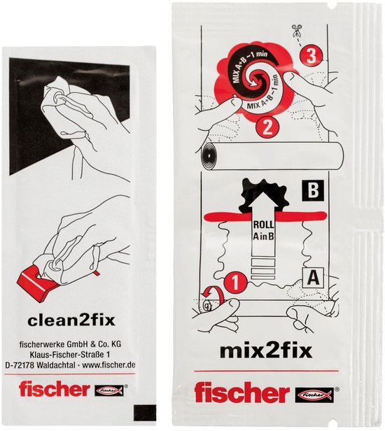 Fischer 2x GOW badkamerlijm - 545949 van Fischer.