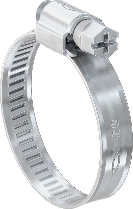 Fischer slangklem RVS - Ø 20 tot 32 mm - W1 - 4 stuks