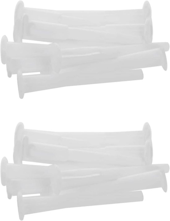 Fitness Bal Onderdelen - Stop Pin - Bal Onderhoud - Universele Pasvorm - 20 Stuks - Wit
