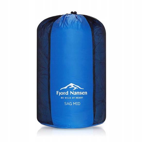Fjord Nansen Soft Mid Opbergtas voor Slaapzak - 35L Blauw van Fjord Nansen