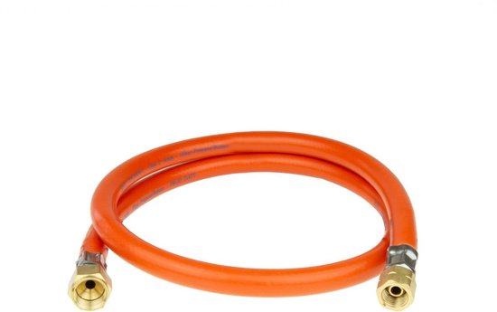 Flair gasslang 3/8 rechts flair x 1/4 links - 1,5 meter