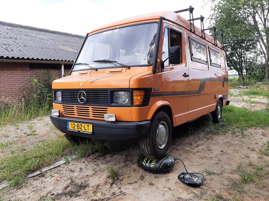 Flat-jack bandenkussen voor nivelleren caravans en campers van Froli