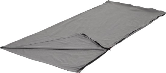 Fleece slaapzak - Outdoor deken - Kamperen en Reizen - Koppelen voor dubbel formaat - 32" x 75" - Grijs