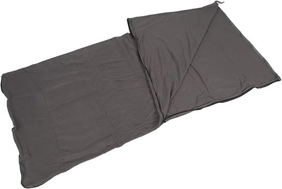 Fleece Slaapzak - Reis Laken - Kamperen Reizen - Zacht Comfort - 185 x 80 cm - Grijs