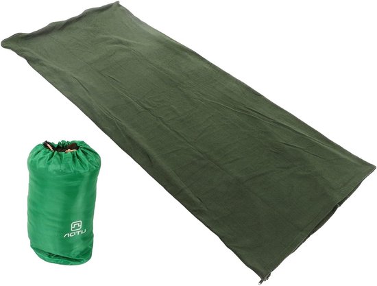 Fleece Slaapzak voor Volwassenen, Ideaal voor Warm en Koud Weer, Draagbaar en Comfortabel voor Kamperen en Reizen