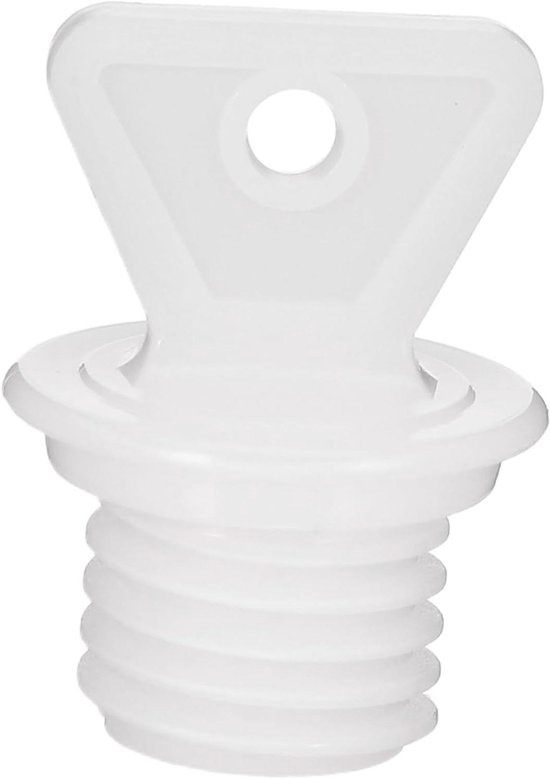 Fles Dop - Waterzak Stopper - Warm Houden - Lekvrije Afsluiting - 4.5 x 3.5 cm - Wit