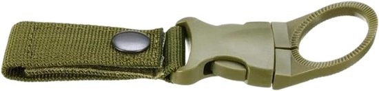 Fles Opknoping Gesp Clip - Riem Opknoping Fles Gesp | Draagbare Bergbeklimmen Waterfles Klem Hanger | Riem Gesp Nylon Opknoping Clip | Quickdraw Karabijnhaak Dragerklem voor Camping, Wandelen