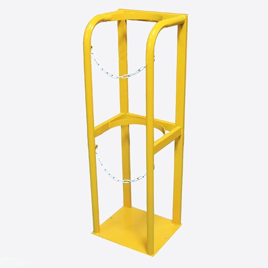 Fleshouder Gasflessen - Cilinderhouder Bevestiging - Veilige Opslag - Verstelbare Veiligheidsketen - 30 cm Lengte - Metaal