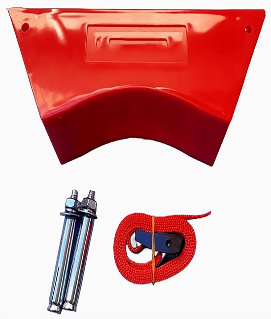 Flessenhouder - Wandmontage Beugel - Veilige Opslag - Verstelbare Ketting - 8-40 Liter - Grijs