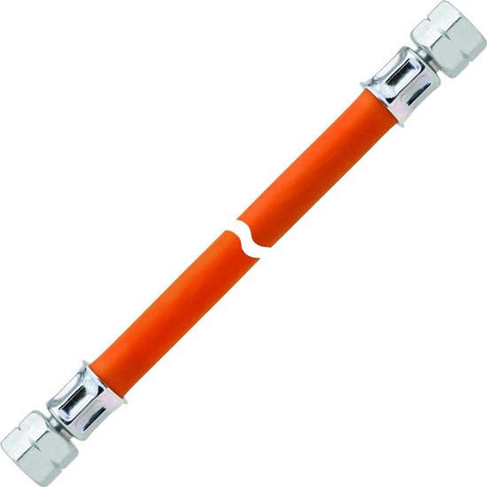 Flexibele Gasslang 150 cm met 1/4 Linkse Wartel - Veilig Gas Aansluiten van Merkloos
