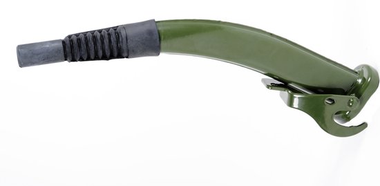 Flexibele metalen schenktuit groen voor jerrycan van Flex