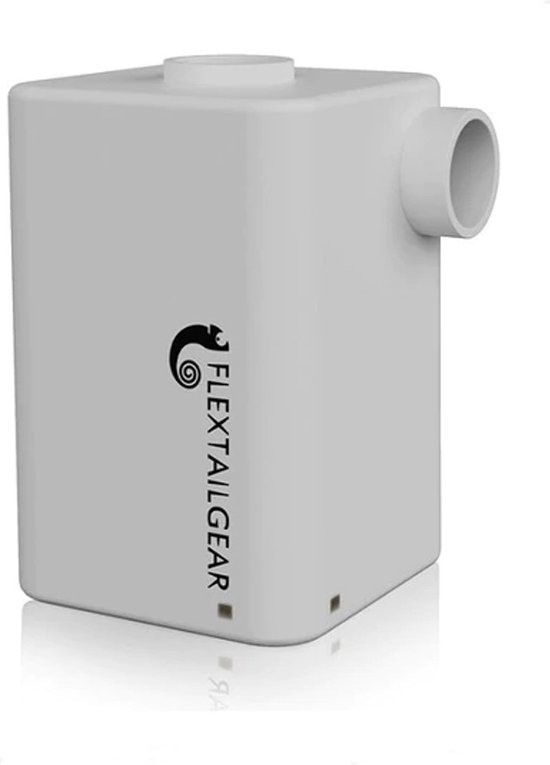 Flextail Gear luchtbed pomp Max Pump Plus - Elektrische luchtpomp pomp luchtbed 3600 mAh - Luchtbedpomp oplaadbaar - Grijs van Flex