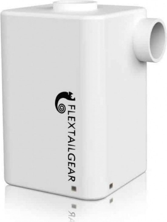 Flextail Gear luchtbed pomp Max Pump Plus - Elektrische luchtpomp pomp luchtbed 3600 mAh - Luchtbedpomp oplaadbaar - Wit van Flextail