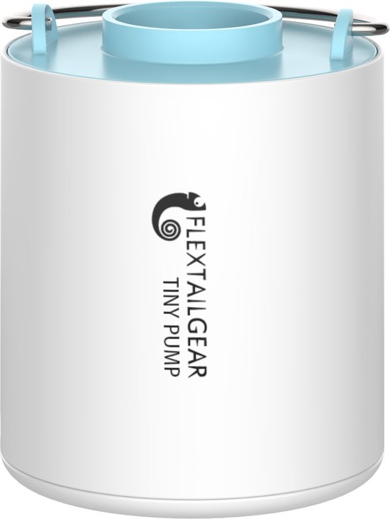 Flextail Gear - luchtbed pomp - Tiny Pump - Oplaadbare luchtbedpomp - vacuümzuigen - 2-in-1 Blauw van Merkloos