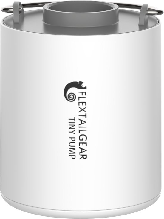 Flextail Gear - luchtbed pomp - Tiny Pump - Oplaadbare luchtbedpomp - vacuümzuigen - 2-in-1 - Grijs/wit van Merkloos