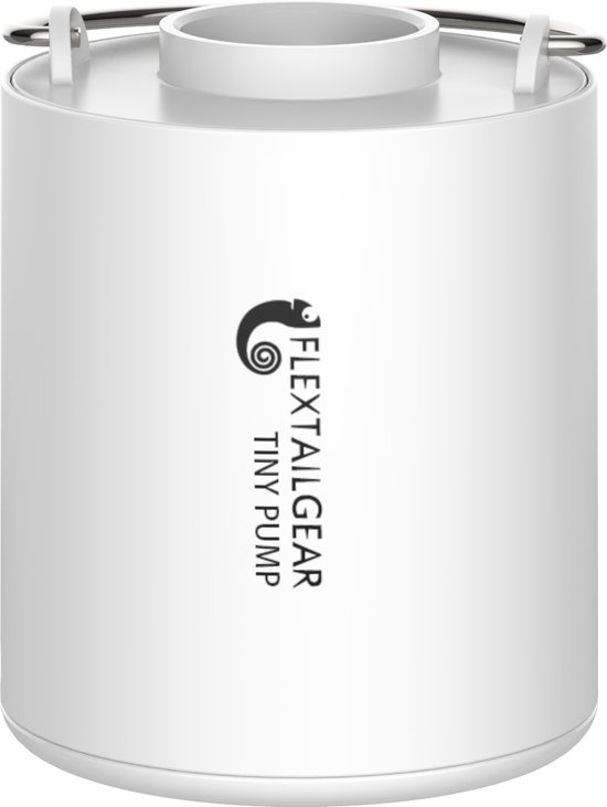 Flextail Gear - luchtbed pomp - Tiny Pump - Oplaadbare luchtbedpomp - vacuümzuigen - 2-in-1 - wit van Merkloos