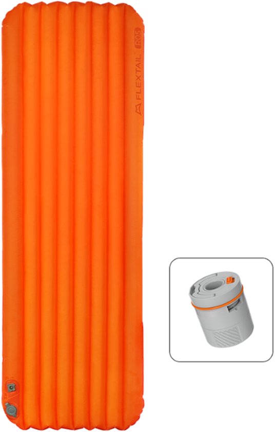 Flextail Tiny Sleeping Pad R05 AVS Automatische Slaapmat | Camping Matras Met Elektrische Pomp | R Waarde 5.6 | Backpacking Slaapmat | Kampeer Mat van Merkloos
