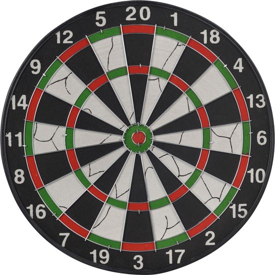 Flocked Dartbord - Officiële Maat - Inclusief dartpijlen - Orion van Orion