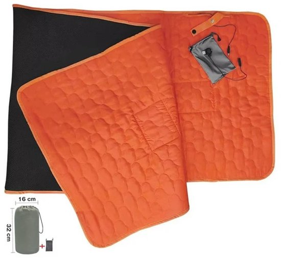 Flolife - Outdoor Verwarmde Slaapmat USB – Elektrische Verwarmingspad voor Slaapzak, Kamperen, Wandelen en Reizen van Merkloos