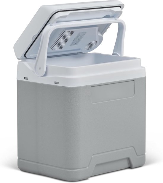 Florixa® Elektrische koelbox 12 en 230 volt - Elektrische koelbox - Koelbox - Grijs - ‎30cm x 40cm x 45cm van Merkloos