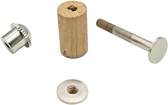 Fluit Piccolo Hoofd Gezamenlijke Kurk Cover Kroon, Piccolo Fluit Hoofd Kurk Stopper Plug Reparatie Onderdelen voor Muziekinstrument Piccolo Kroon Vervanging van Merkloos
