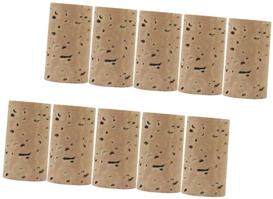 Fluitkopstuk Kurken - Kurken Stopper - Reparatie Houtblaasinstrumenten - Natuurlijk Kurk Materiaal - 3.14 x 1.82 cm - Beige