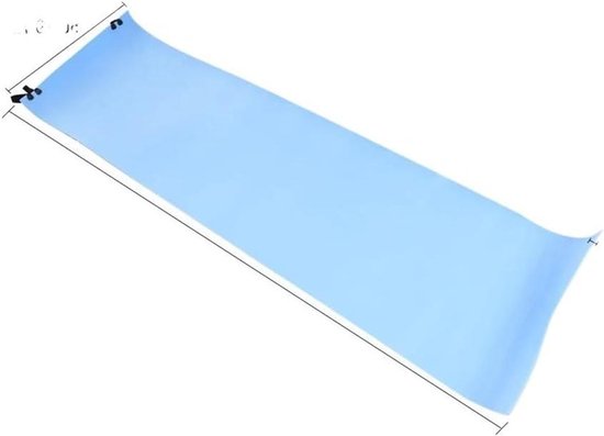 Foam Slaapmat - Kampeer mat - Outdoor slapen - Waterdicht en schokbestendig - 180x50cm - Blauw