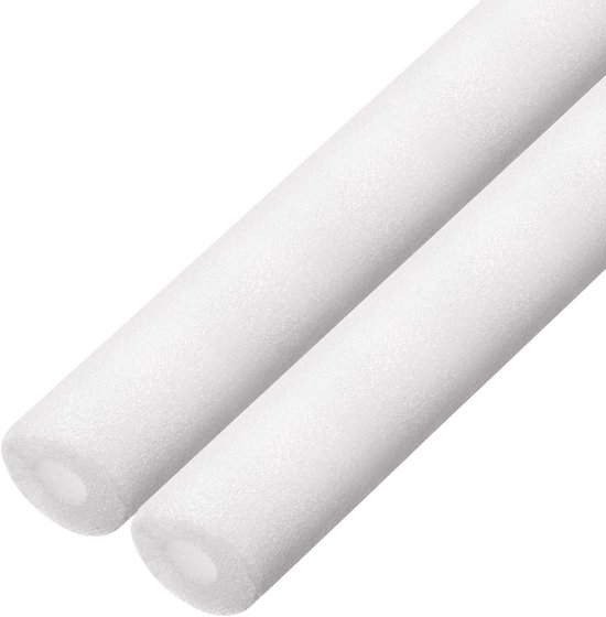 Foam Tube Isolatie voor Pijpen - Vorstbescherming, 3.3ft Lengte, 0.39" ID, 1.25" OD, 2 Stuks, Energie-efficiëntie, Geluidsisolatie, Verwarmingssystemen