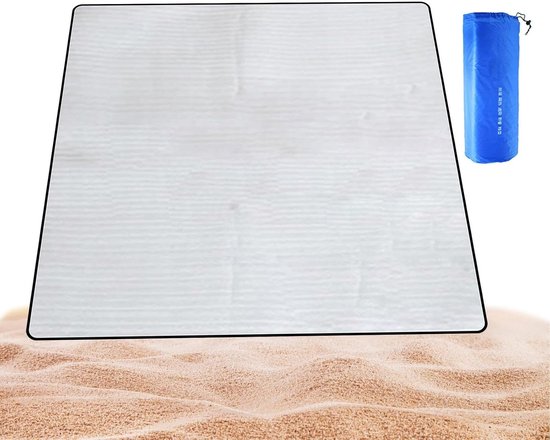 Folie Foam Slaapmat - Isolerende Kampeermat - Buiten Ontspannen - Waterdicht Oliebestendig - 240x240cm - Zilver