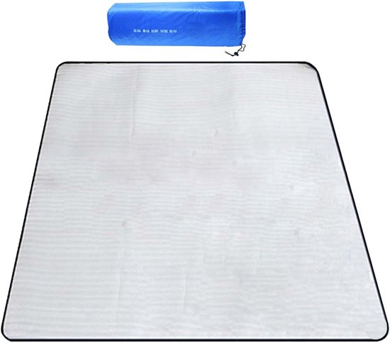 Folie Kampeermat - Ultralicht Zeil - Buitenactiviteiten Genieten - Waterdichte Bescherming - 200x200cm Opvouwbaar - Veelkleurig