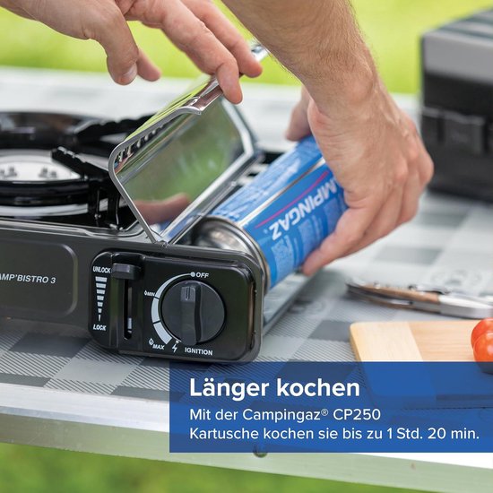 Fornello campeggio Camping Gaz Bistrò 3 Stove - Compact en Draagbaar Gasstel van Campingaz