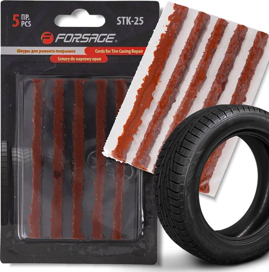 Forsage - Oprij Snaar Reparatieset - 100mm - 5 Stuks - Mobiele Reparatie van Merkloos