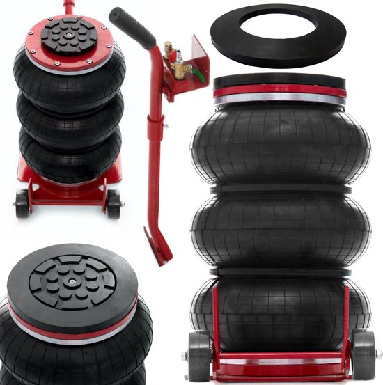 FORSAGE YHQD-3WT Serie - Pneumatische Luchtkussenkrik - 3500 kg - Veiligheidsklep van Merkloos