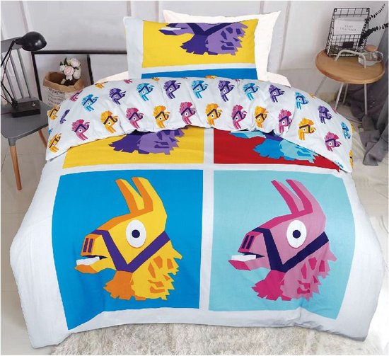 Fortnite Lama DBO 140x200 van Merkloos