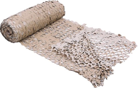 Fosco Camonet Camouflagenet per meter desert camo van Fosco