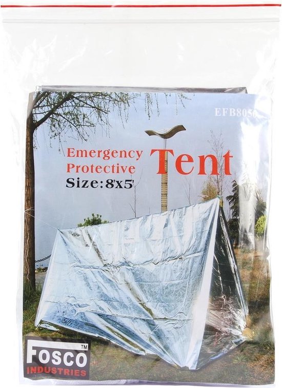 Fosco Noodgeval Tent 243X152Cm - Aluminium - 1 Persoons van Fosco