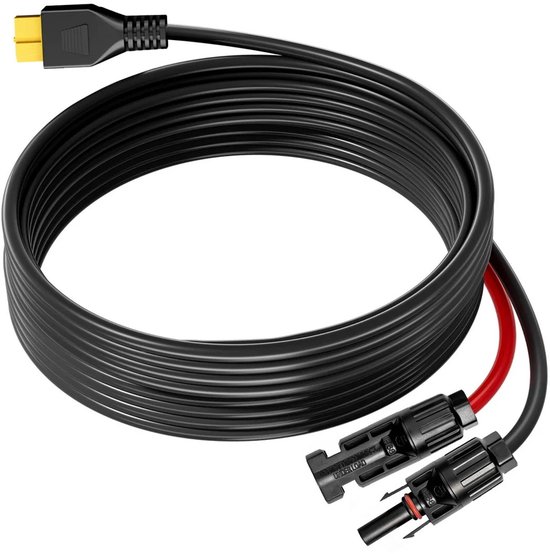 FOSSiBOT MC4 naar XT90 zonne-oplaadkabel 5m 14AWG, compatibel F2400 F3600 Pro F7200