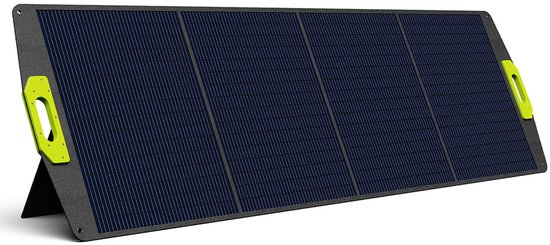 FOSSiBOT SP200 200W Opvouwbaar Zonnepaneel, MC4 naar Anderson/XT90/XT60 Oplaadkabel, Magnetische Handgreep, 23,4% Rendement, Verstelbare Kickstands, Waterdicht IP67 van Merkloos