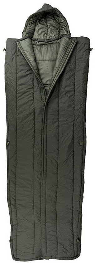 Fostex mummyslaapzak Commander -15°C 240 x 83 - Groen van Fostex