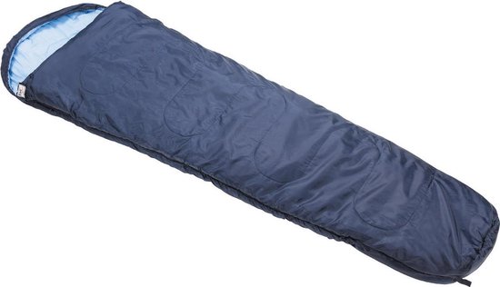 Fox Outdoor - Mummy slaapzak, blauw, 2-laags vulling