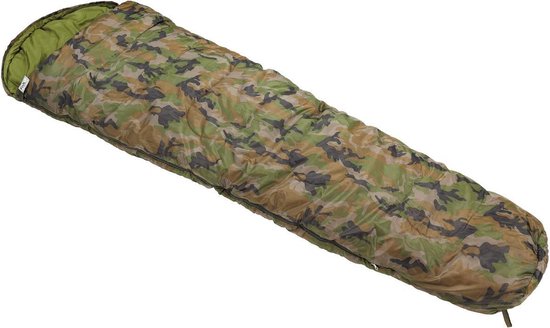 Fox Outdoor - Mummy slaapzak, woodland camouflage, 2-laags vulling van Fox Outdoor