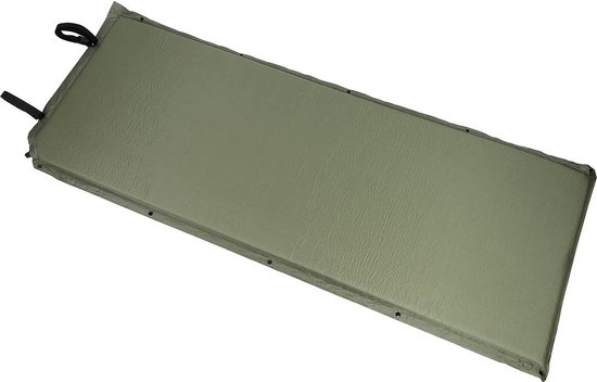 Fox outdoor self inflatable slaapmat met opberghoes, olijfgroen van Fox