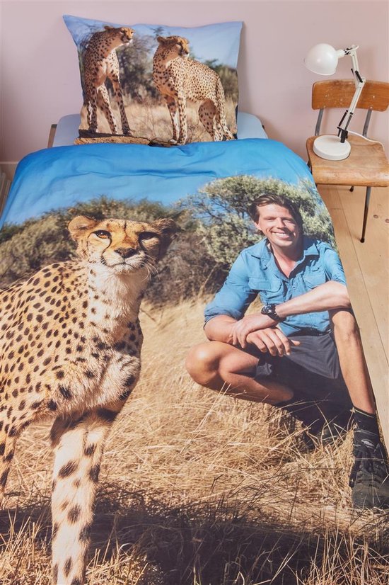FREEK VONK Safari Survival dekbedovertrek - Eenpersoons - 140x200 - Zand van Freek Vonk
