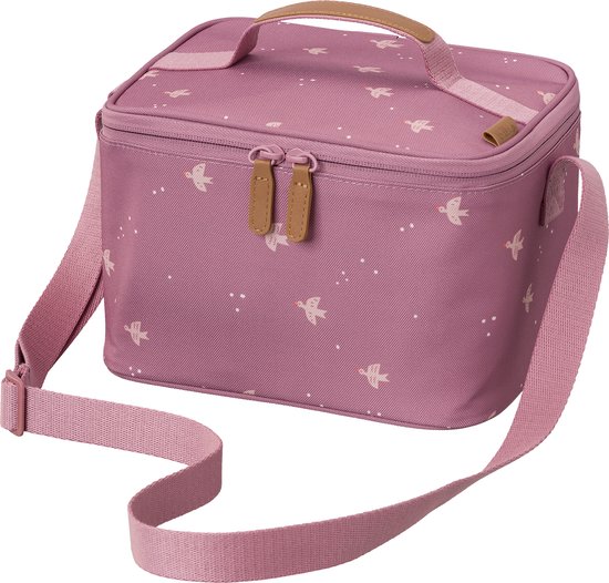 Fresk Koeltas Kind - 6.2 L - Lunchtas Meisje - Thermische Lunch Koeltas voor school - Met Bestekvak - Waterafstotend - Roze - Swallow van Fresk