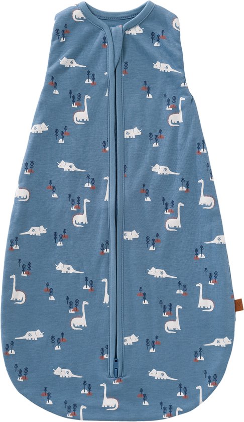Fresk Zomerslaapzak - Zomerslaapzak - 1.1 TOG - Slaapdeken - Blauw - Dino van Fresk