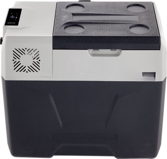 Friggo Zwarte Auto Koelbox - 40L - Met Display, App Bediening en Wielen - Draagbare Koeloplossing