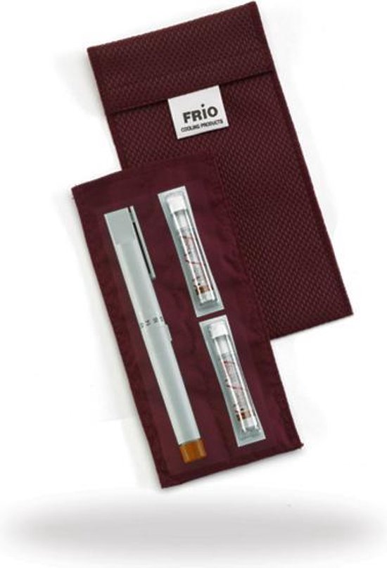 Frio Dubbel diabetes koeltas - Wijnrood van Merkloos