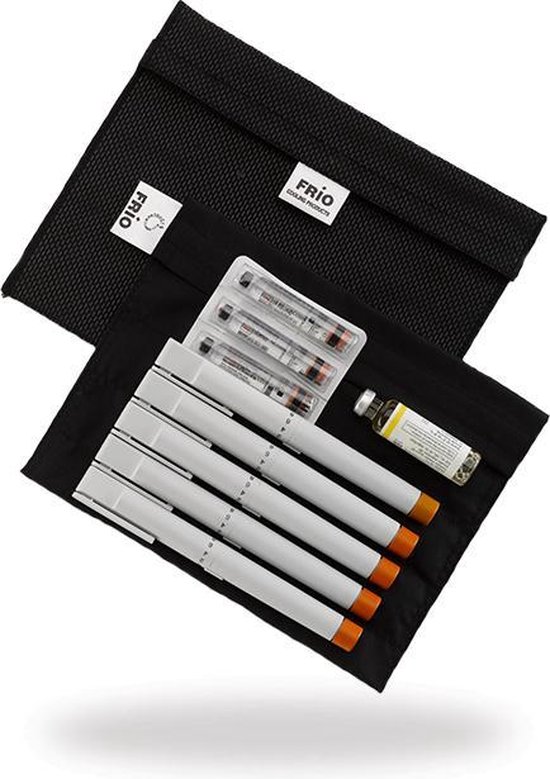 Frio Expeditie diabetes koeltas - zwart van Merkloos